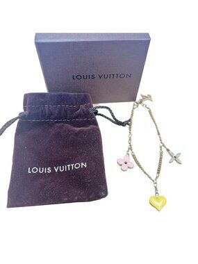 Louis Vuitton Sweet Monogram Bracelet Gold